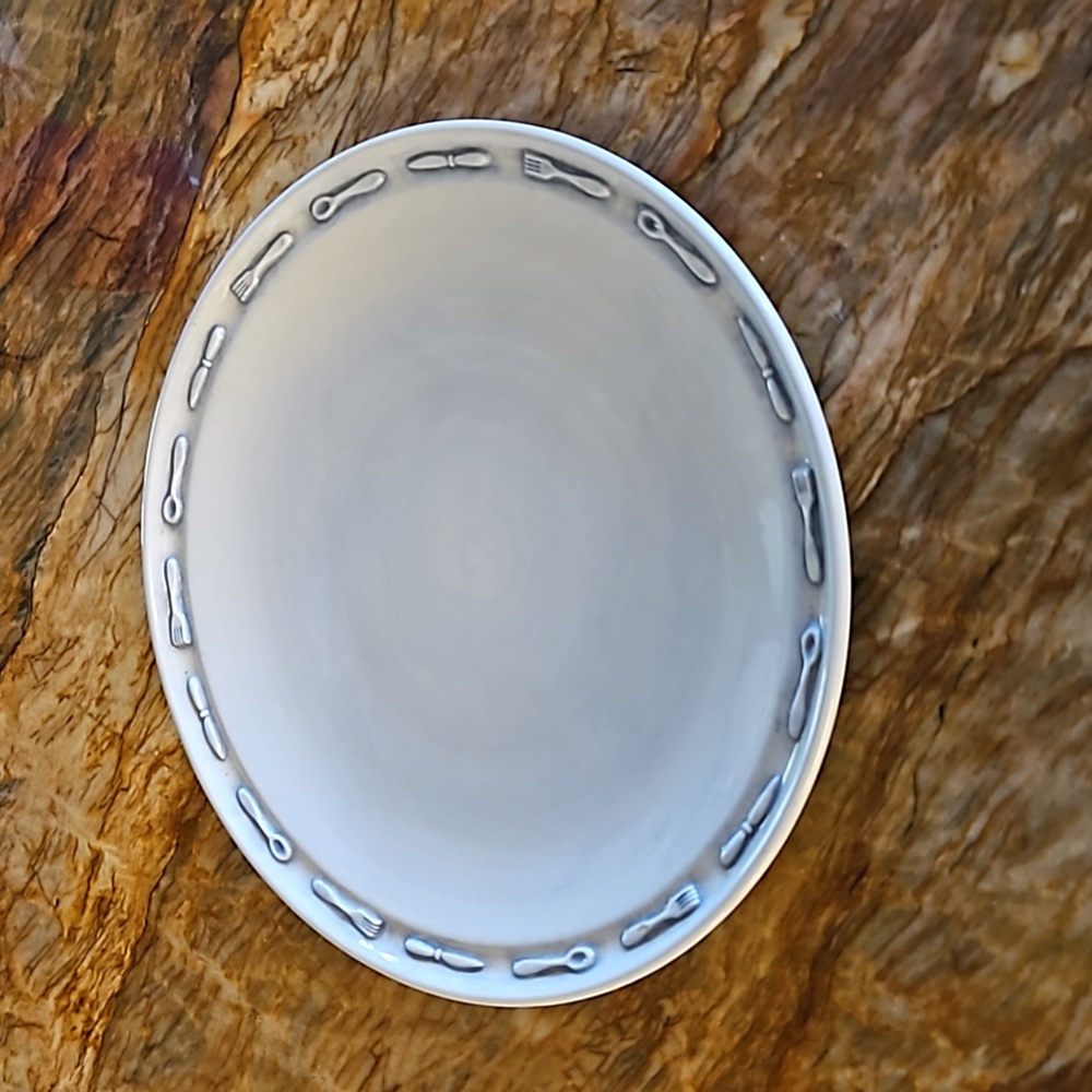 CLAY ART dinner plate dish